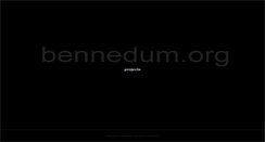 Desktop Screenshot of bennedum.org