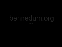 Tablet Screenshot of bennedum.org